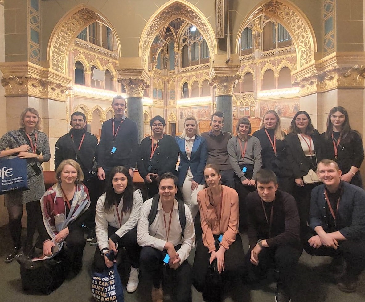 Executive Master in EU Studies Budapest students April 2023